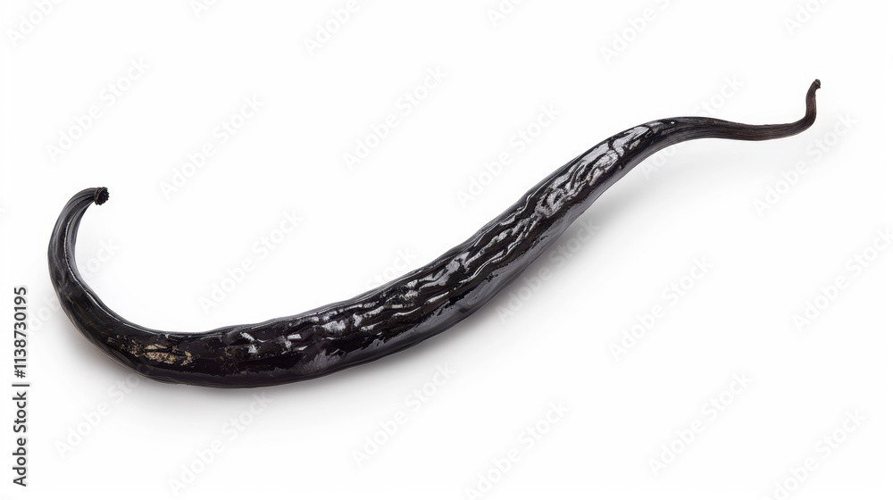 vanilla bean isolated on white background vanilla bean isolated on white background