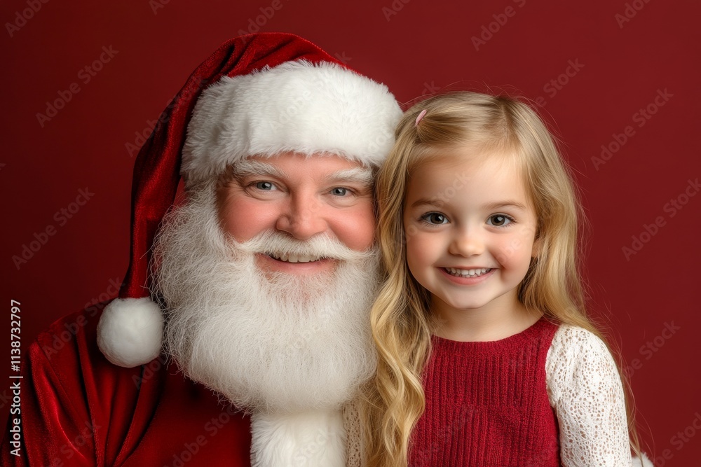 Isolated white child girl in festive knee on red background. Jolly festive season, attractive child girl! copyspace. Kid lap christmas santa. Christmas family picture. Santa chair cute photo. Isolated white child girl in festive knee on red background. Jolly festive season, attractive child girl! copyspace. Kid lap christmas santa. Christmas family picture. Santa chair cute photo.