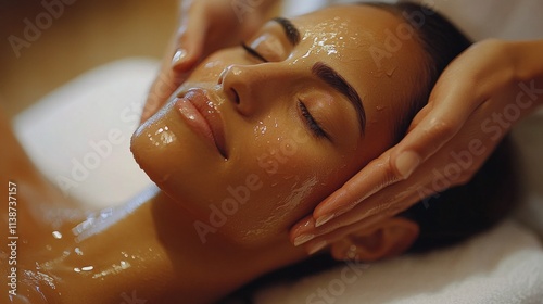 Relaxing massage therapy session providing calm and soothing experience to th...