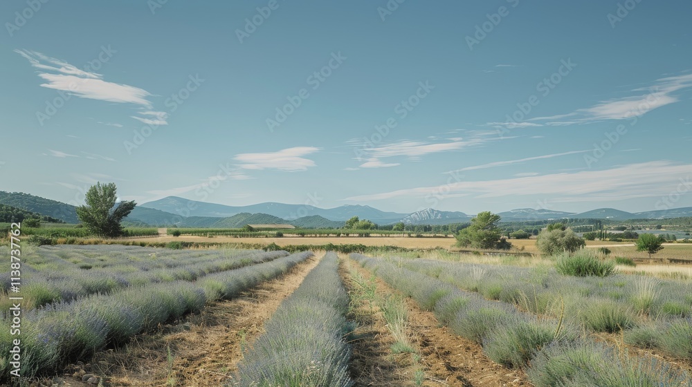 Fototapeta premium Provence lavender field