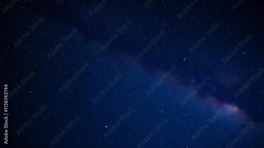 Fototapeta premium A mesmerizing view of a starry night sky filled with countless twinkling stars, space, peaceful, serene