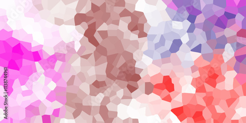 Abstract Seamless Multicolor Retro Mosaic Pattern and Quartz Crystal Pixel Diagram Background. Best Fabric Printing, Background for Websites, Wallpaper Luxury/Premium Packaging