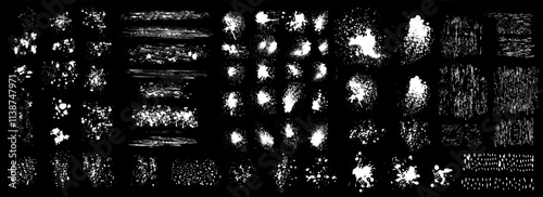 Design Elements of Spray Paint Effect, Paint Splatter Texture