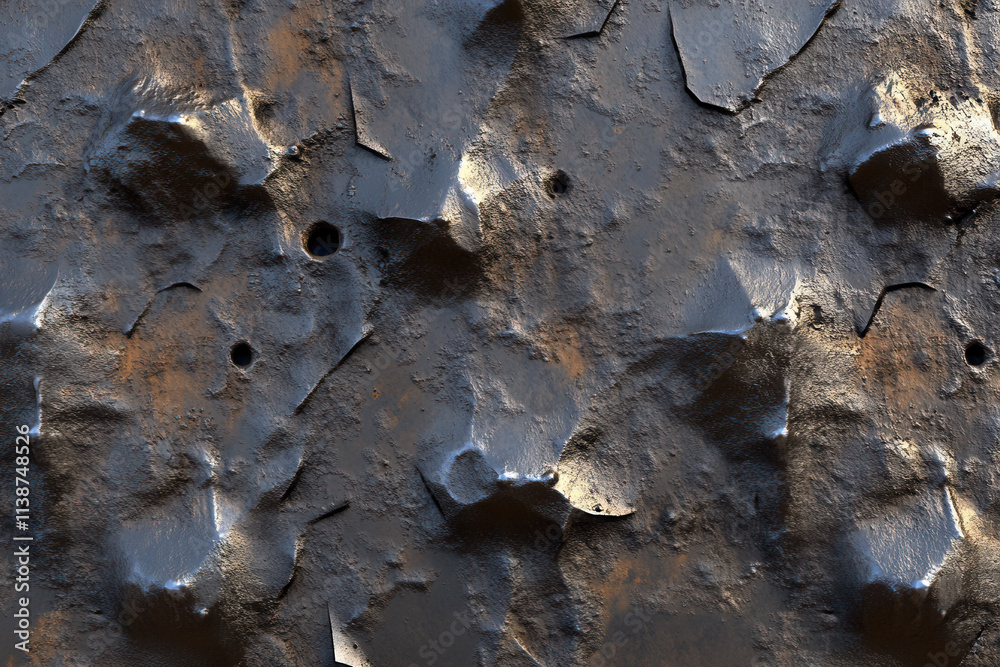 Flat, scratched metal texture with soft gradients, no perspective, ideal for overlays. Flat, scratched metal texture with soft gradients, no perspective, ideal for overlays.