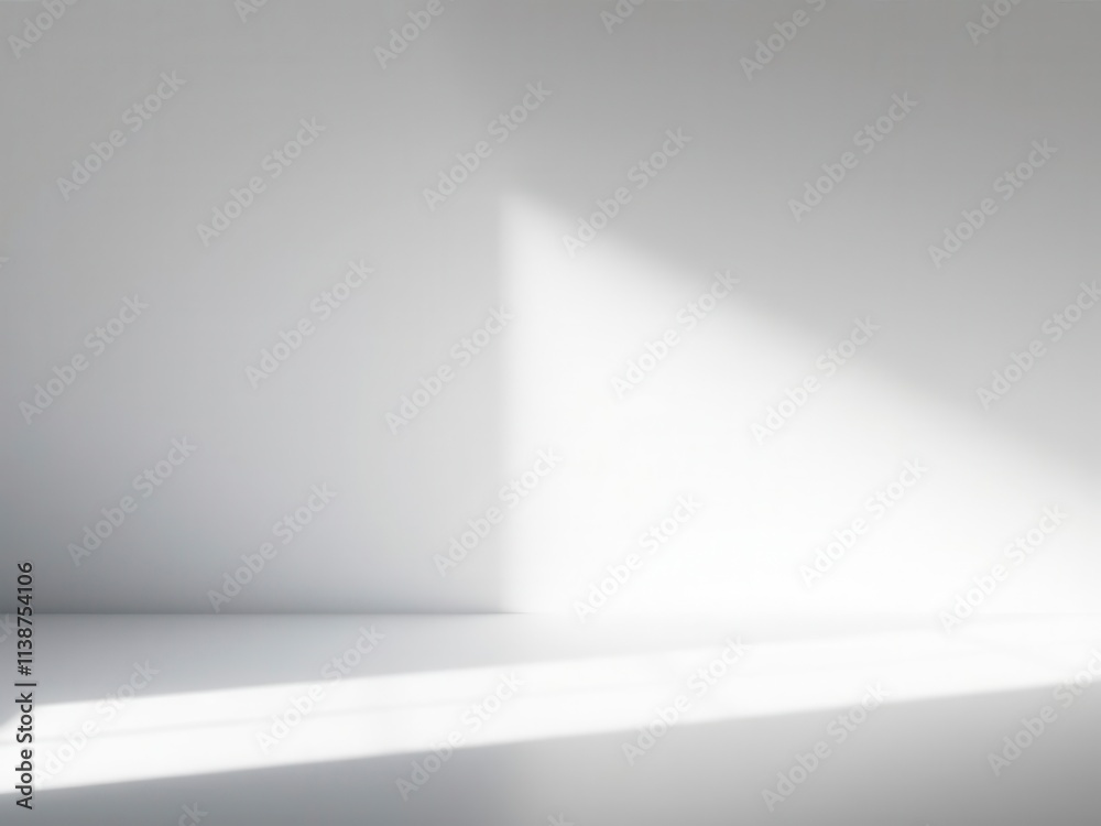 Realistic shadow effect of a plant casting a shadow on a white wall, photography, creative Realistic shadow effect of a plant casting a shadow on a white wall, photography, creative