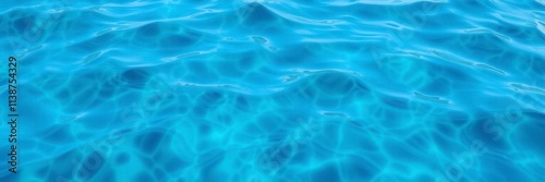 Rippling waves of deep blue sea creating a mesmerizing texture, aqua, natural