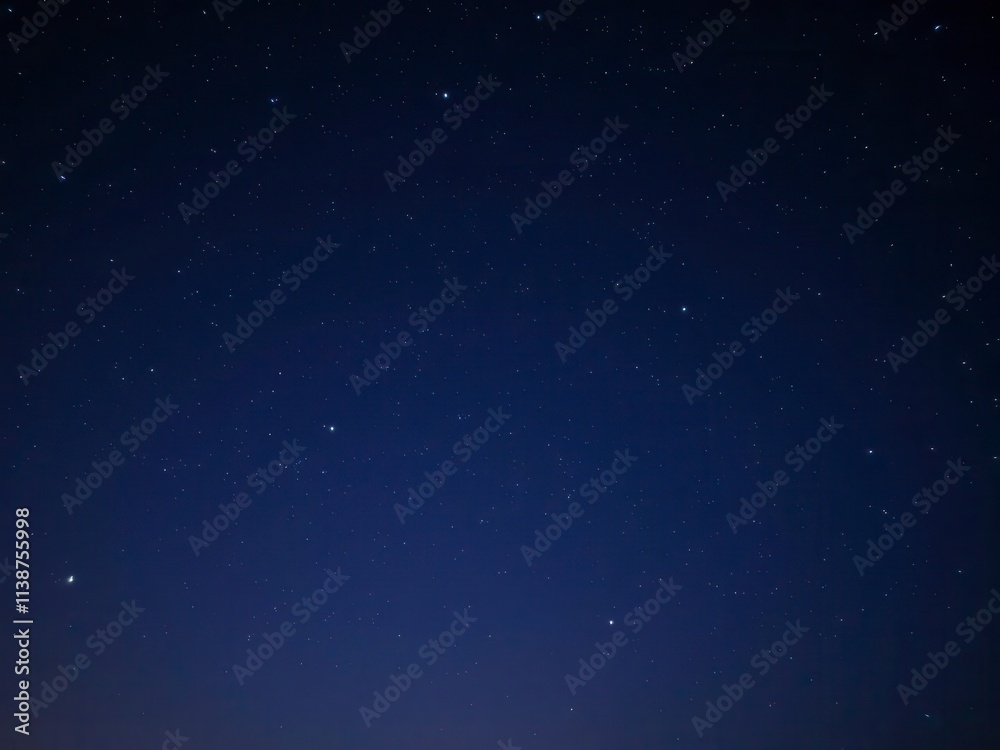 Fototapeta premium Starry night sky filled with twinkling stars, starlight, nature