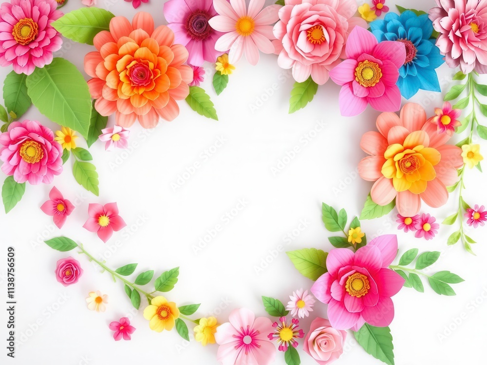 Vibrant backdrop featuring an array of colorful paper roses, arts and crafts, beautiful, craft Vibrant backdrop featuring an array of colorful paper roses, arts and crafts, beautiful, craft