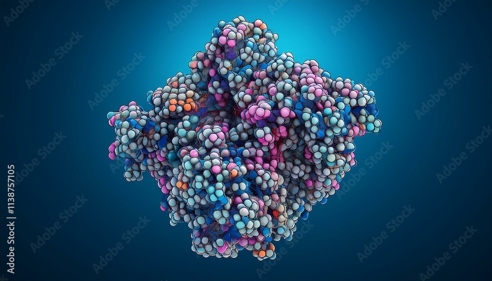 3d molecular structure of pfas on blue background with space on left for emphasis 3d molecular structure of pfas on blue background with space on left for emphasis