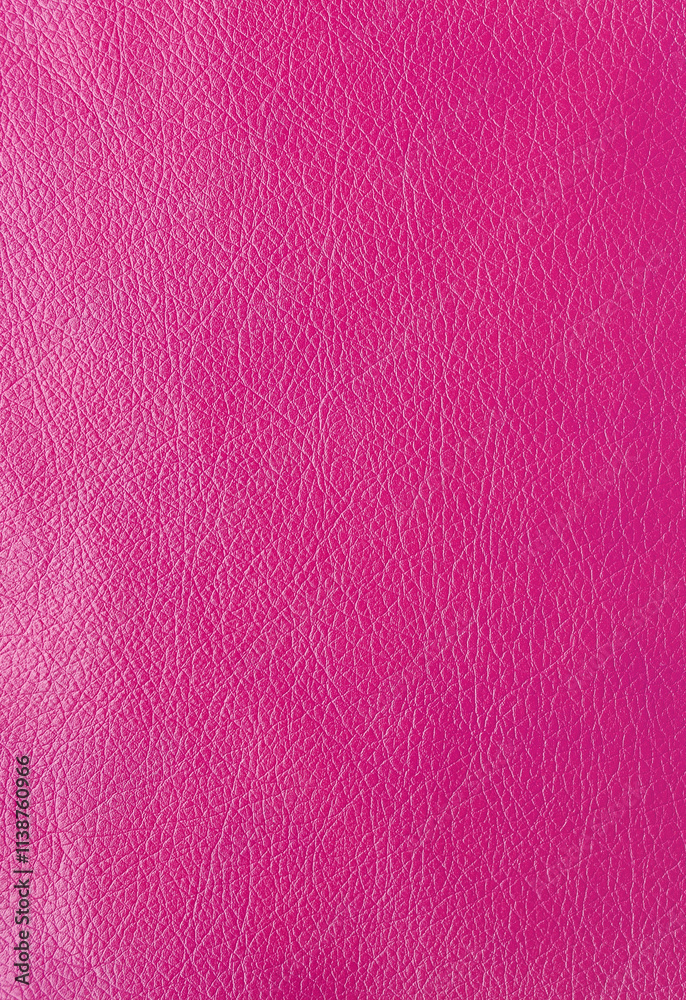 Fototapeta premium Texture of genuine leather, artificial leatherette pink background
