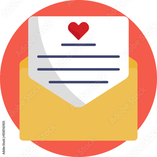 A simple, iconic envelope with a subtle heart design on it, signifying the timeless tradition of sending love letters and thoughtful communications.