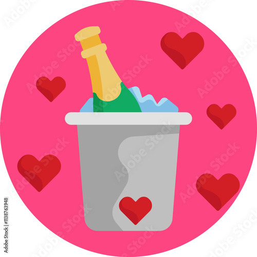 Champagne: This sparkling icon symbolizes joyous occasions, romantic dinners, and the exciting moments shared between two people in love