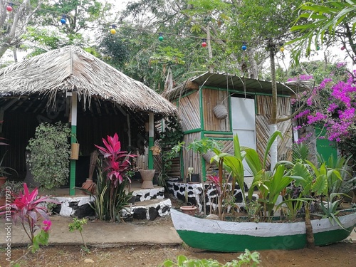 maison, cabane traditionnelle de mayotte
