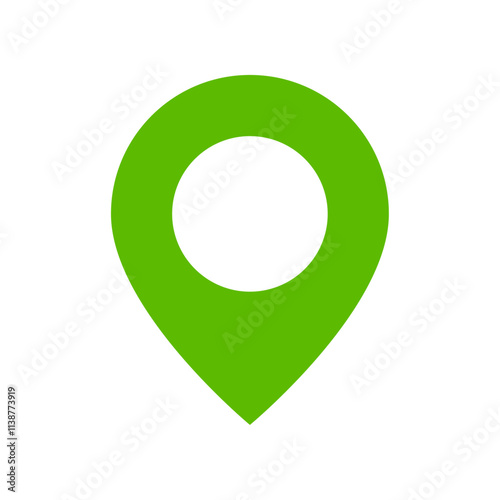 Green location pin icon