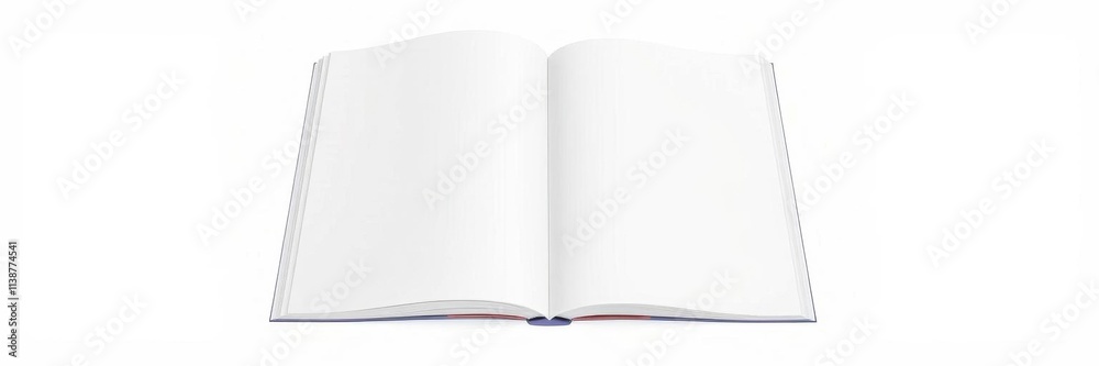 A realistic isolated book cover mockup on a plain white background, book, publication, layout A realistic isolated book cover mockup on a plain white background, book, publication, layout