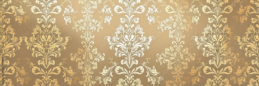 Elegant Seamless Damask wallpaper in shades of gold and silver for luxurious home decor, damask, silver Elegant Seamless Damask wallpaper in shades of gold and silver for luxurious home decor, damask, silver
