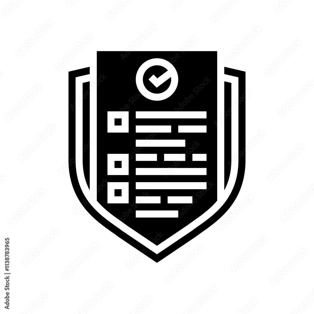 safety checklist injury prevention glyph icon vector. safety checklist injury prevention sign. isolated symbol illustration safety checklist injury prevention glyph icon vector. safety checklist injury prevention sign. isolated symbol illustration