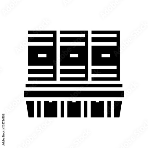 spill containment injury prevention glyph icon vector. spill containment injury prevention sign. isolated symbol illustration