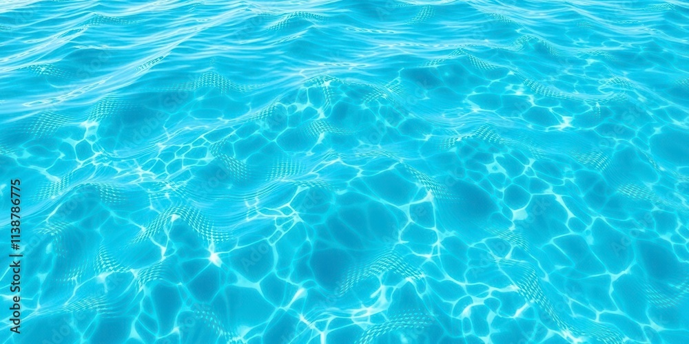 Tranquil blue water wave pattern with ripples and texture, abstract, aqua Tranquil blue water wave pattern with ripples and texture, abstract, aqua