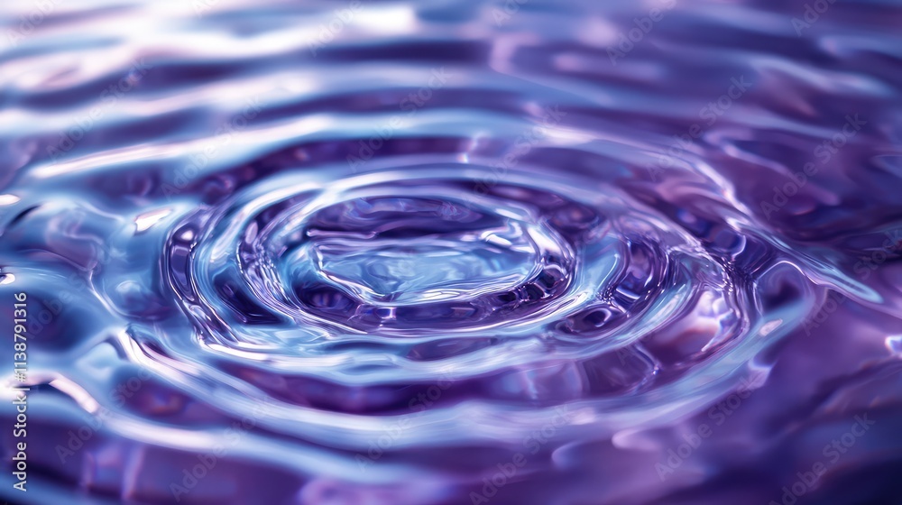 Abstract Circular Long Exposure in Purple and Blue Tones Abstract Circular Long Exposure in Purple and Blue Tones