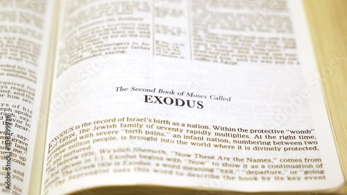 Holy Bible Exodus