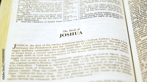 Holy Bible Joshua