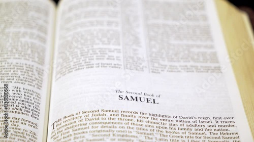 Holy Bible Second Samuel
