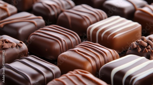 Chocolate bars with chocolate splash.