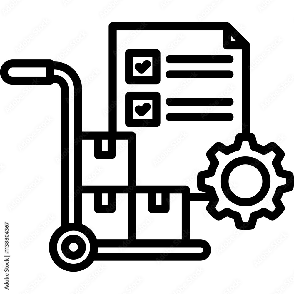 Fototapeta premium Procurement Icon