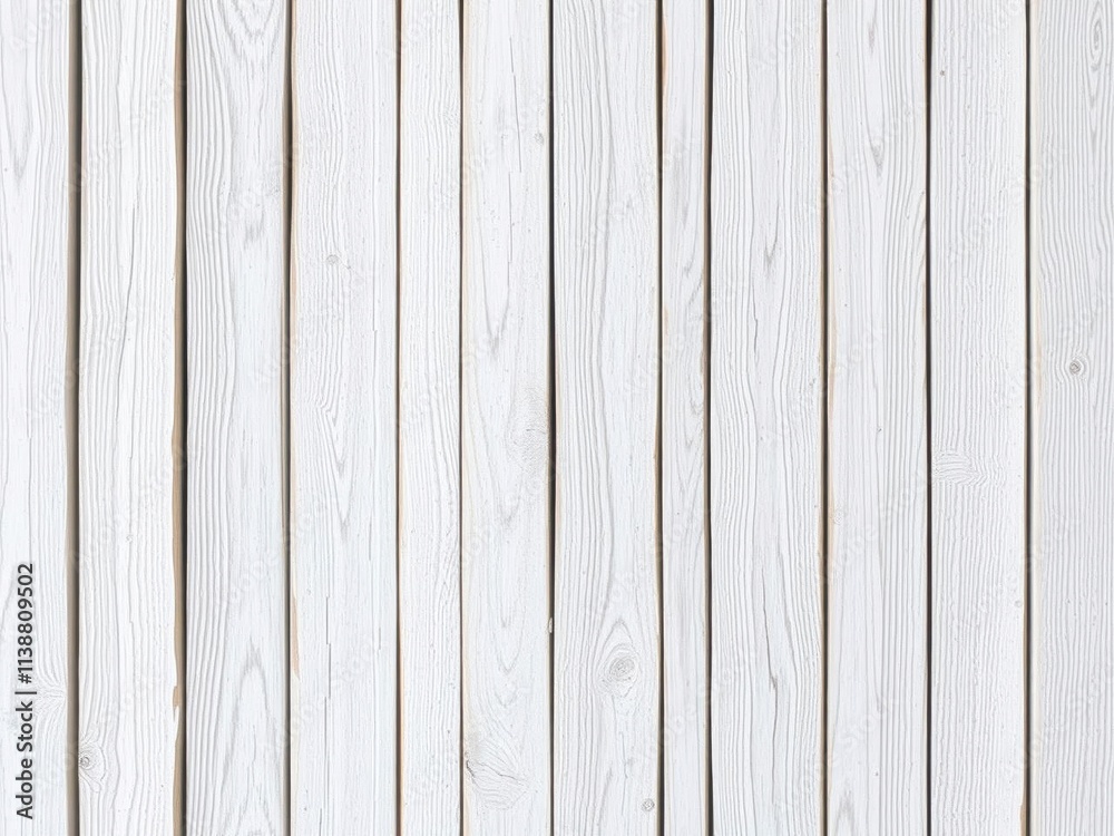 Obraz premium Rustic white wooden boards with distressed texture for background, rustic, copy space, weathered