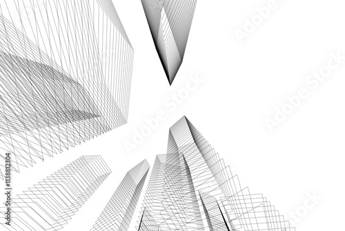 architecture building 3d 