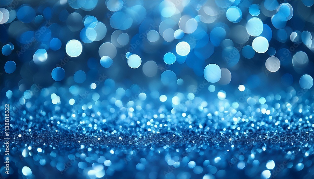 Dazzling blue glitter bokeh background. Shimmering, sparkling texture. Dazzling blue glitter bokeh background. Shimmering, sparkling texture.