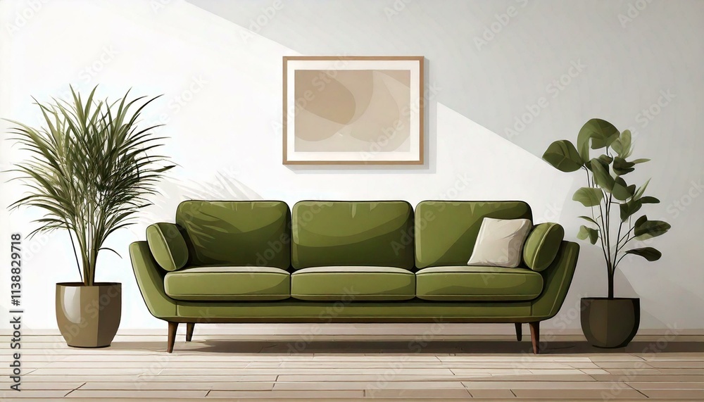 illustration of modern and minimalist living room 12 illustration of modern and minimalist living room 12