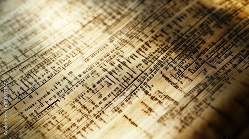 Ancient Script on Papyrus: A Glimpse into History