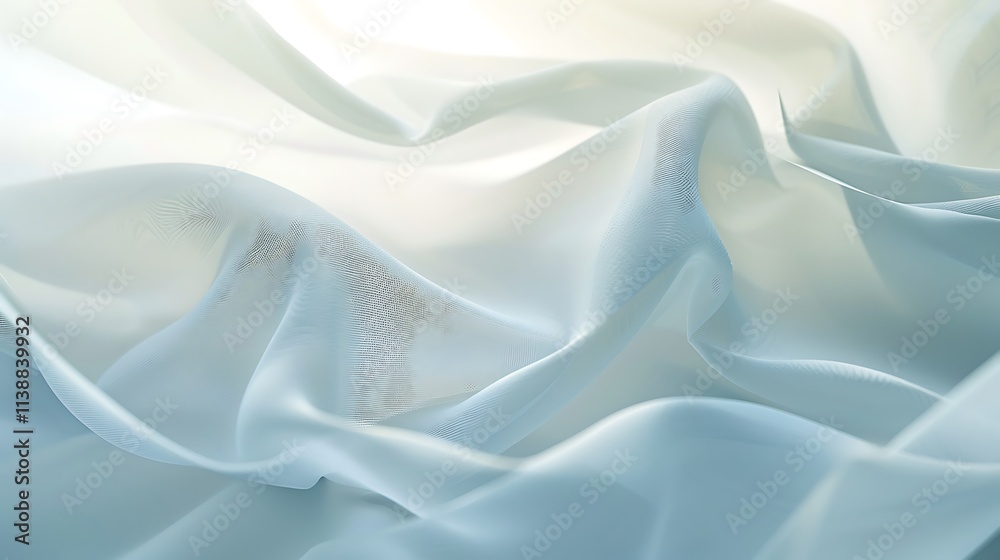 Obraz premium blue satin background