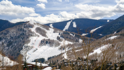 Photography Ski day at Vail Mountain in the Rocky Mountains
