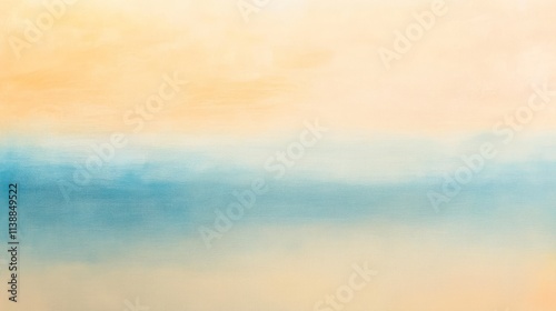 Abstract Seascape: Pastel Hues of Serenity