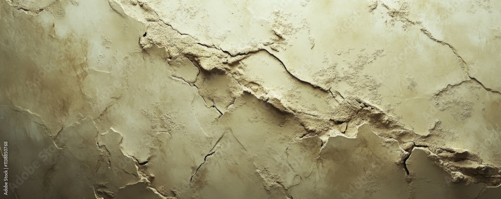 Naklejka premium Soft Beige Stone Surface with Subtle Patterns