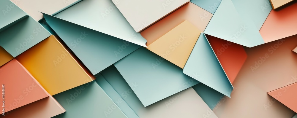 Modern Geometric Forms. Contemporary Wallpaper with copy-space. Modern Geometric Forms. Contemporary Wallpaper with copy-space.
