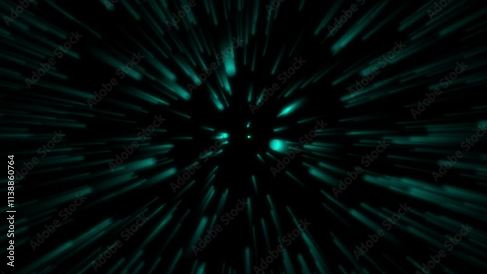 animation of starlight in the sky. Animated video background of abstract flying round lights like stars in the sky with attractive colors.