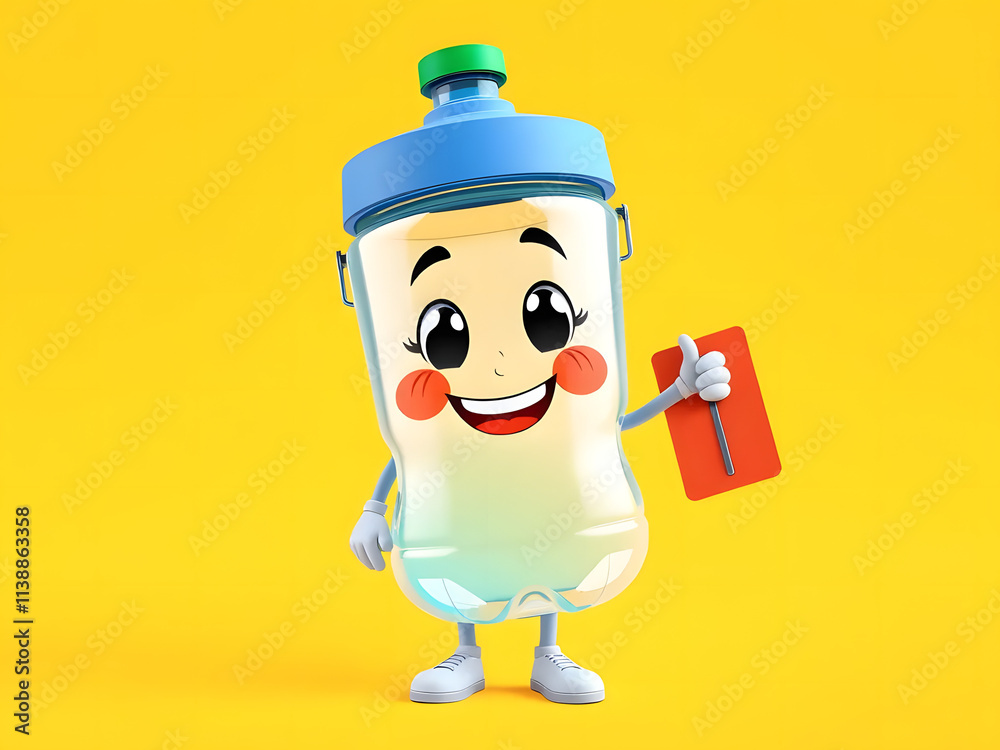 Obraz premium Santa-themed wooden matryoshka doll holding a small bottle decorated as a traditional Russian souvenir gift