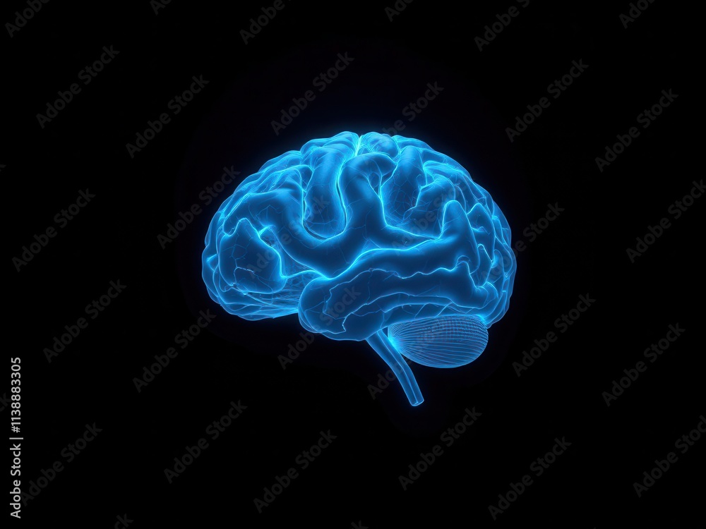 Conceptual artwork of digital brain with neural connections, technology, connectivity, cyber Conceptual artwork of digital brain with neural connections, technology, connectivity, cyber
