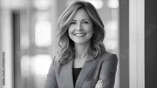 Obraz na płótnie Business woman, woman in power, corporate woman. beautiful woman wearing formal clothes, woman, business, beauty, smiling, businesswoman, people, sitting, home, office, person, smile, blond, face, bru w salonie