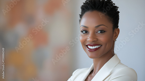 Obraz na płótnie Business woman, woman in power, corporate woman. beautiful woman wearing formal clothes, woman, business, beauty, smiling, businesswoman, people, sitting, home, office, person, smile, blond, face, bru w salonie