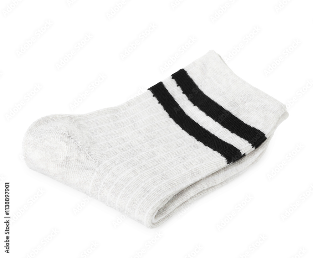 Pair of soft socks isolated on white Pair of soft socks isolated on white
