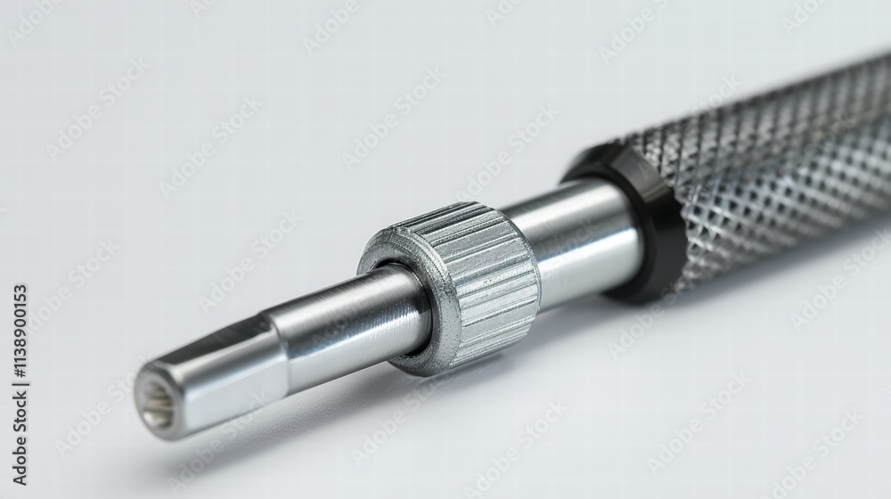 Classic flat-head screwdriver with a comfortable grip handle, displayed on a white background to emphasize its simple design and functionality . Classic flat-head screwdriver with a comfortable grip handle, displayed on a white background to emphasize its simple design and functionality .