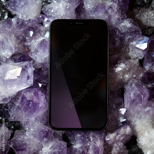 Photorealistic Mockup of a Blank iPhone 15 for Design Display