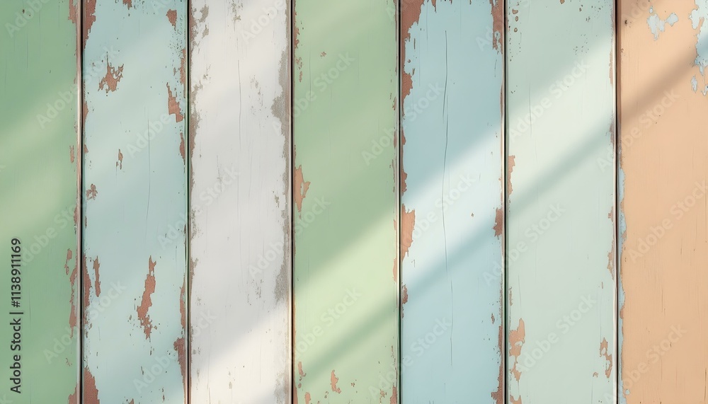Shabby Chic Wooden Panels in Pastels Shabby Chic Wooden Panels in Pastels