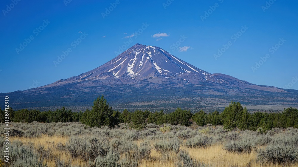 Majestic Mount McLoughlin: A Serene Oregon Landscape Majestic Mount McLoughlin: A Serene Oregon Landscape