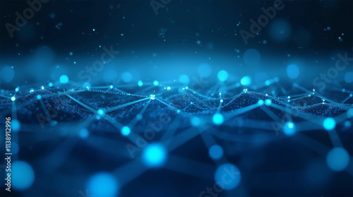 minimal illustration Light blue abstract neutral glowing background for digital technology and medical science